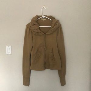 FRONT ZIP SWEATSHIRT